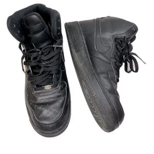 Nike All-Black High-Top Sneakers
